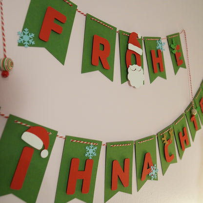 Girlande "Frohe Weihnachten"