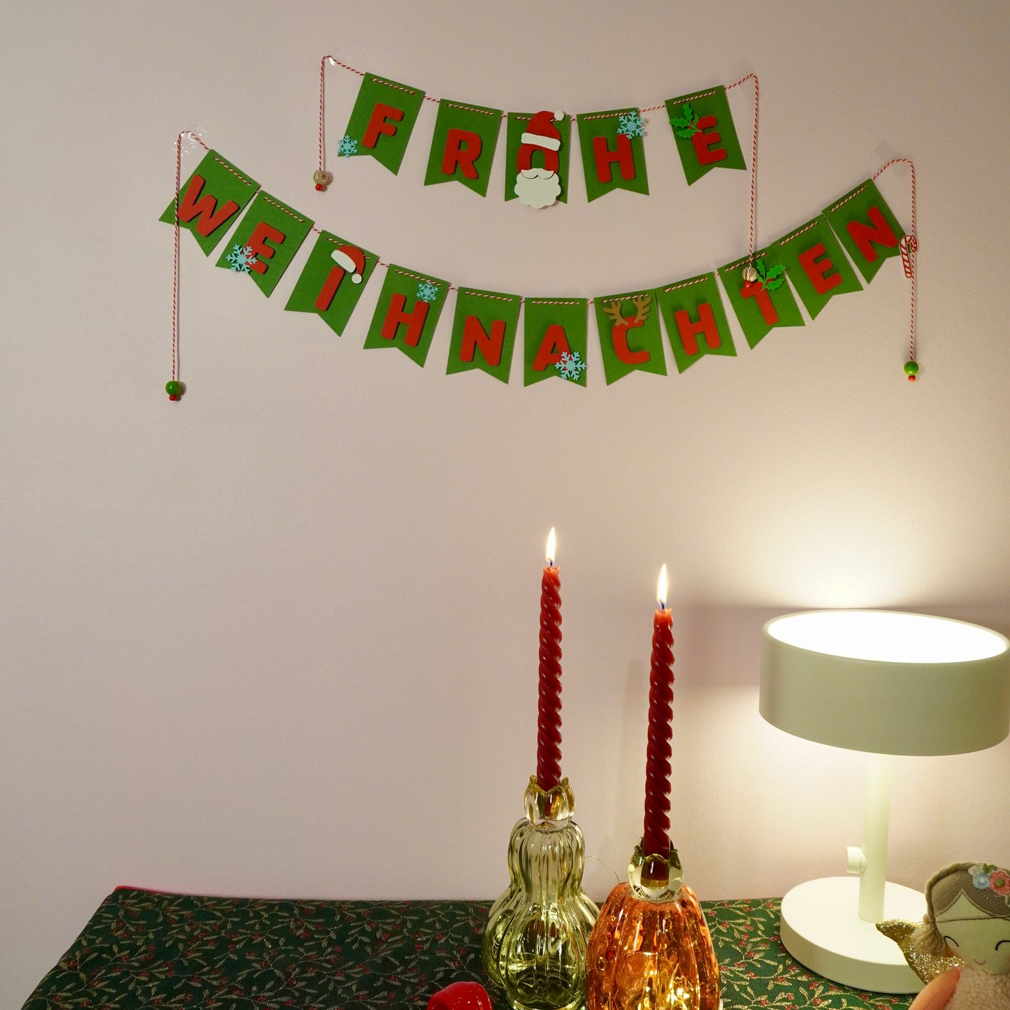 Girlande "Frohe Weihnachten"