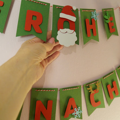 Girlande "Frohe Weihnachten"