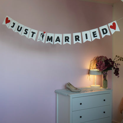 Girlande "Just Married"