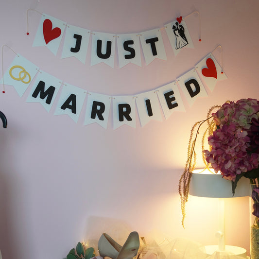 Girlande "Just Married"