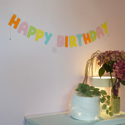 Girlande Happy Birthday