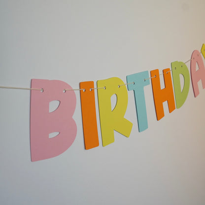 Girlande Happy Birthday