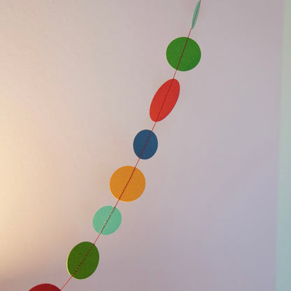 Girlande Kreise bunt
