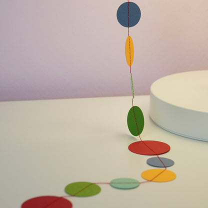 Girlande Kreise bunt