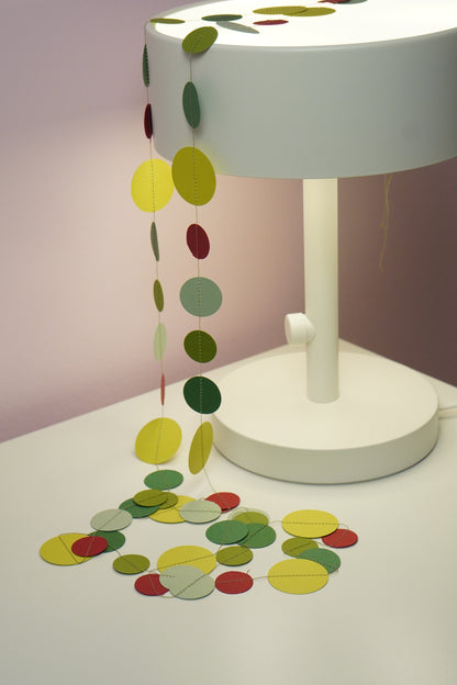 Girlande "Kreise" grün