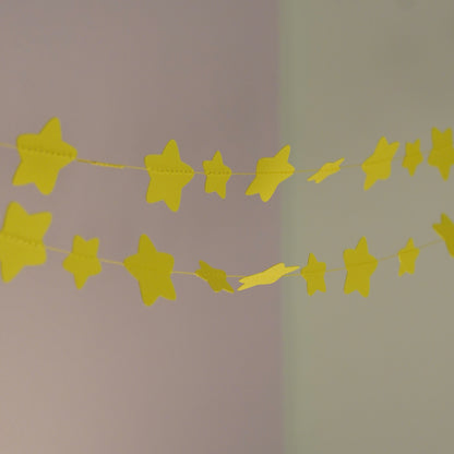 Girlande "Sterne" gelb