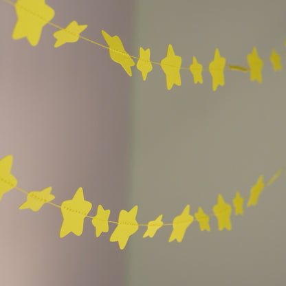 Girlande "Sterne" gelb