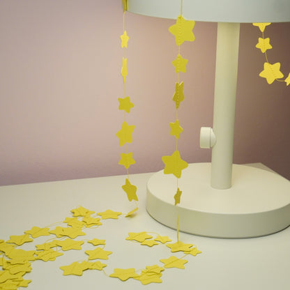 Girlande "Sterne" gelb