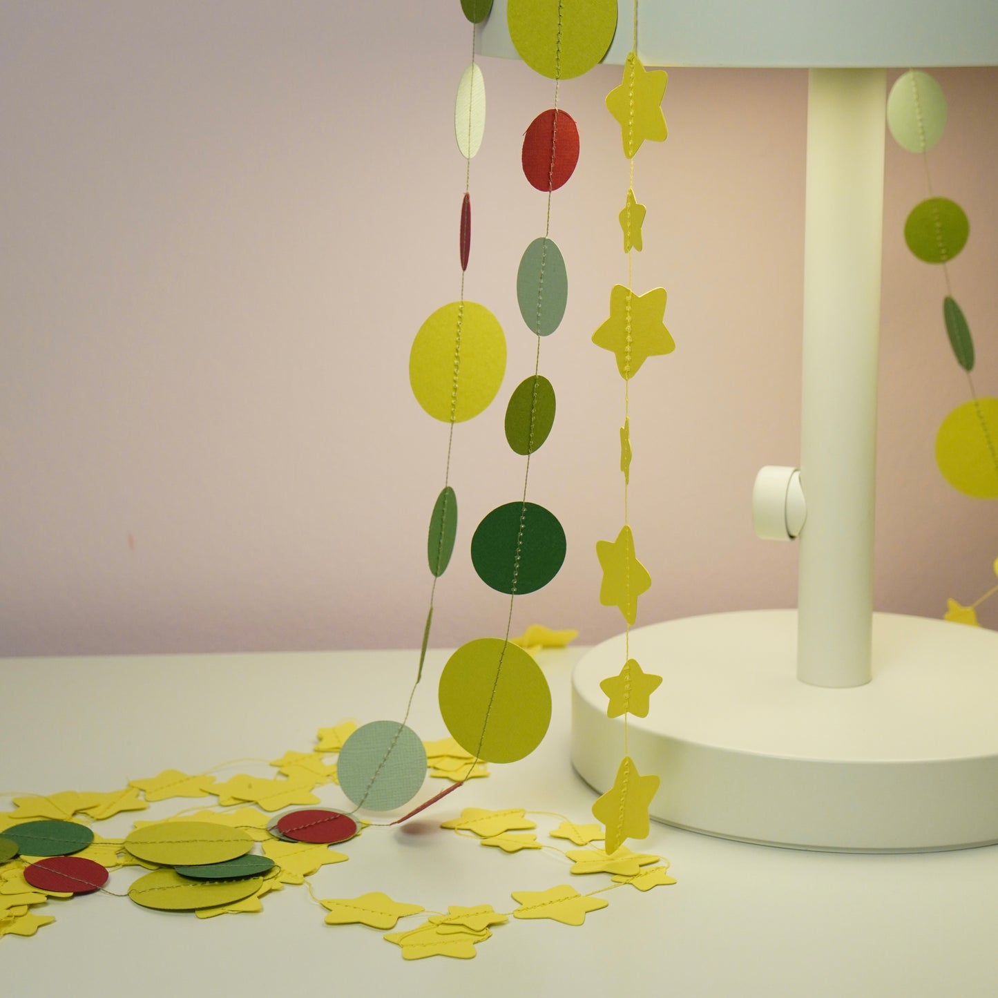 Girlande "Sterne" gelb