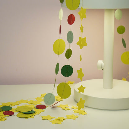 Girlande "Sterne" gelb