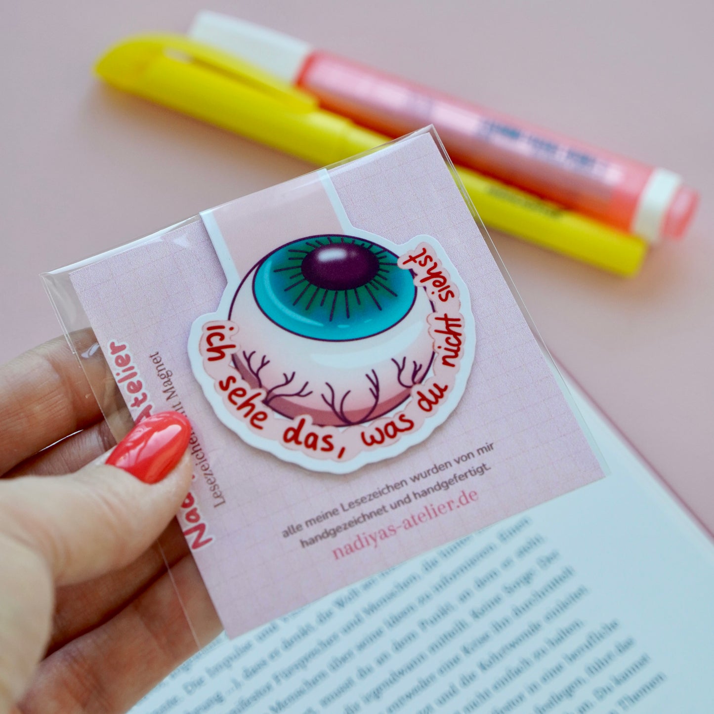 magnetisches Lesezeichen "Auge"