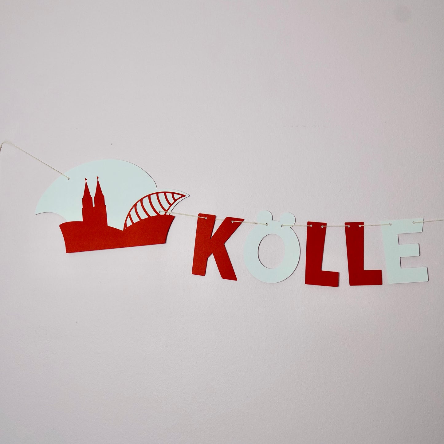 Girlande "Kölle Alaaf"- für Köller Jeck
