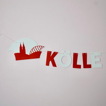 Girlande "Kölle Alaaf"- für Köller Jeck