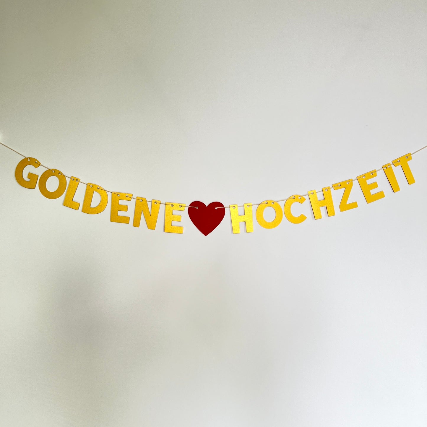 Girlande "Goldene Hochzeit"