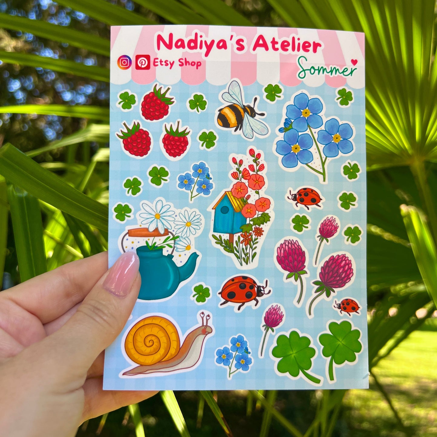 Sticker Sheet “Sommer“