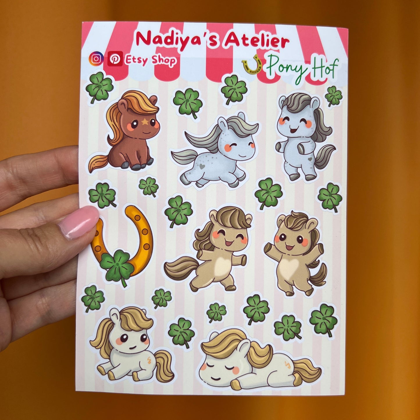 Sticker Sheet "Pony Hof"