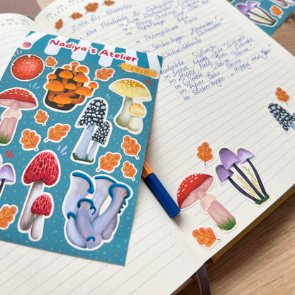 Sticker Sheet "Pilze"