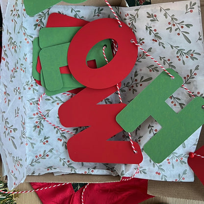 Girlande "Frohe Weihnachten"