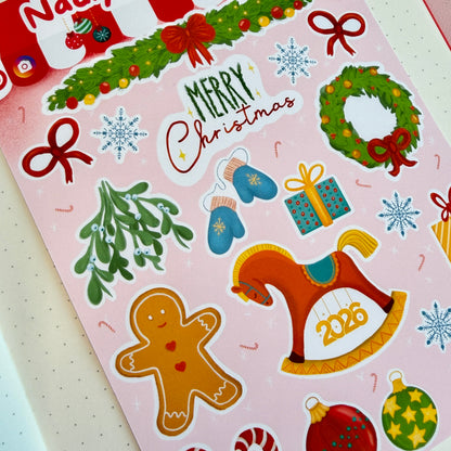 Sticker Sheet "Weihnachten"
