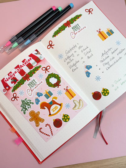 Sticker Sheet "Weihnachten"