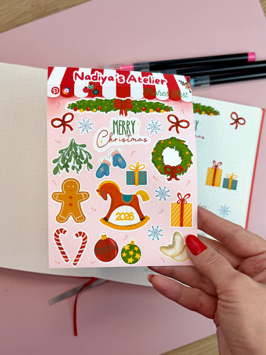 Sticker Sheet "Weihnachten"