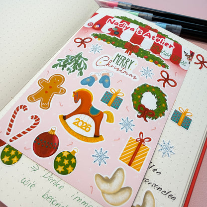Sticker Sheet "Weihnachten"