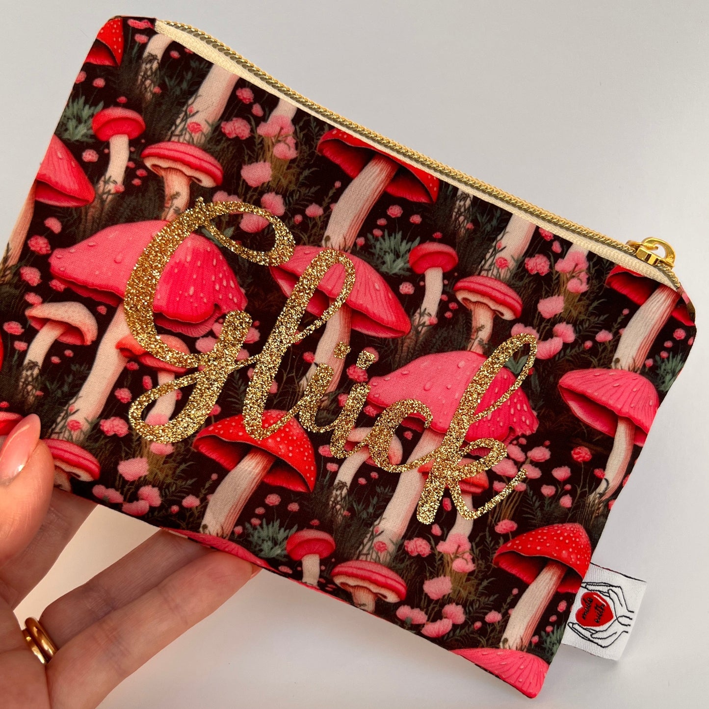 Kosmetiktasche "Glück"