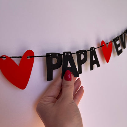 Girlande "bester Papa ever"