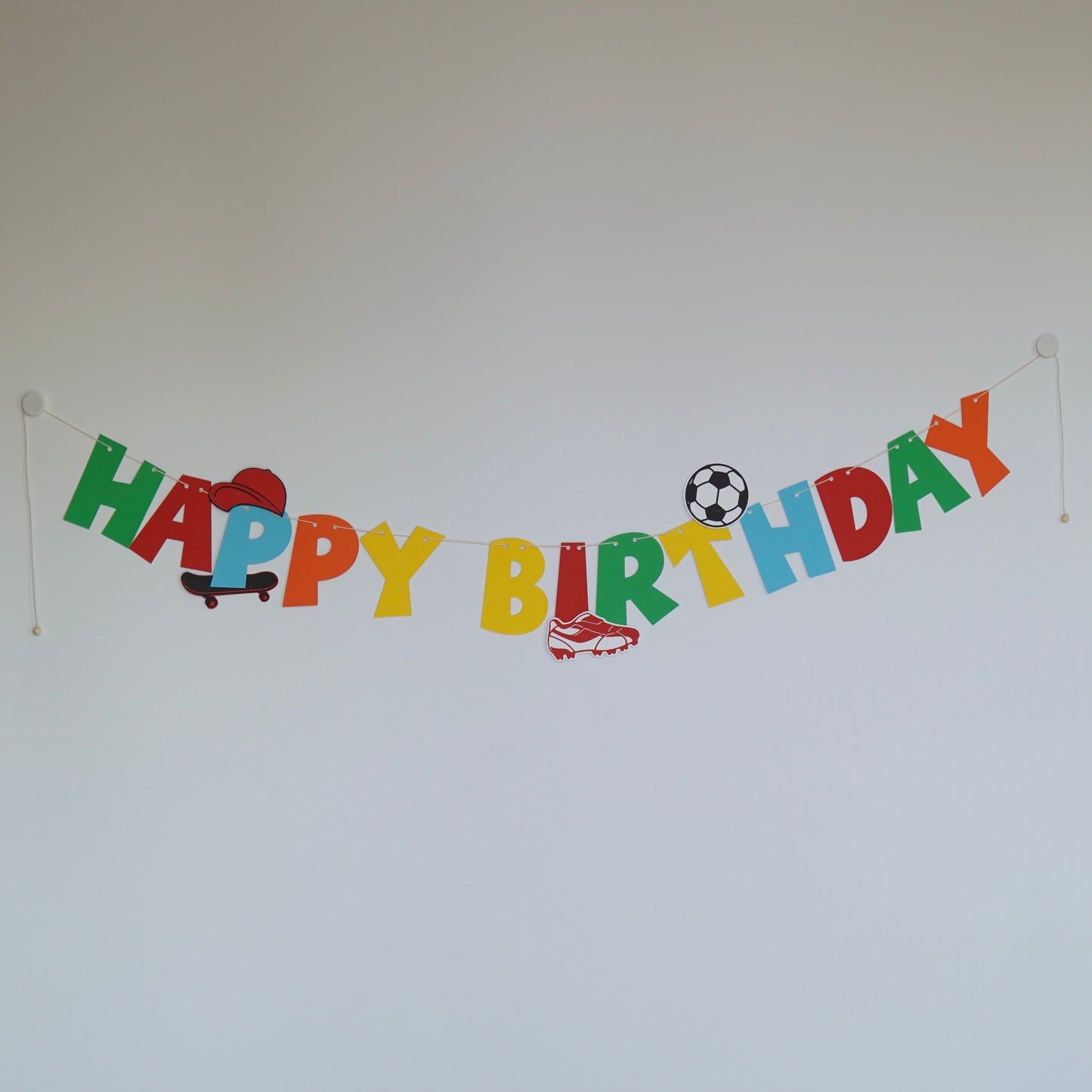Girlande "Happy Birthday" personalisierbar mit Namen bunt