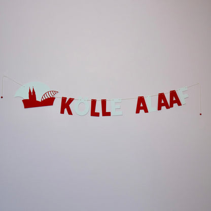 Girlande "Kölle Alaaf"- für Köller Jeck