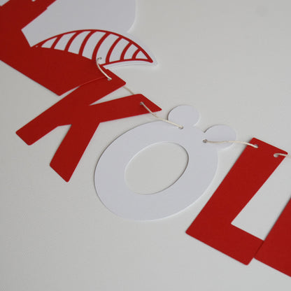 Girlande "Kölle Alaaf"- für Köller Jeck