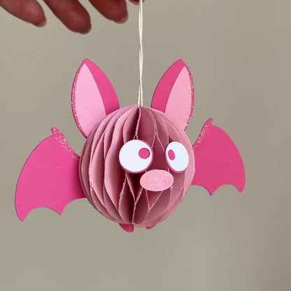 Fledermaus im Set - rosa